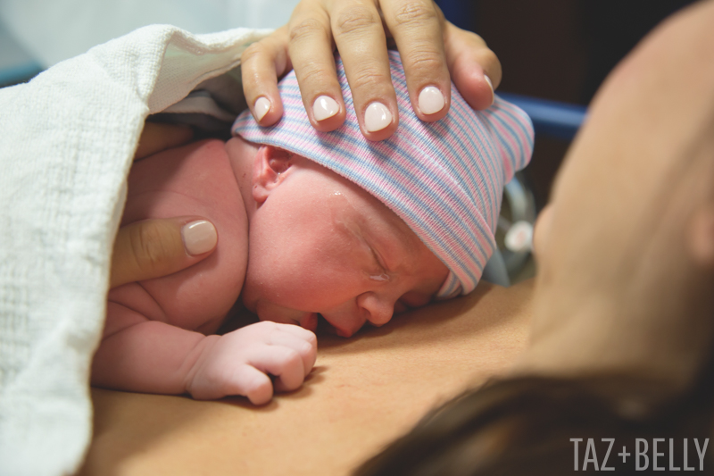 Polly's Birth Story | tazandbelly.com