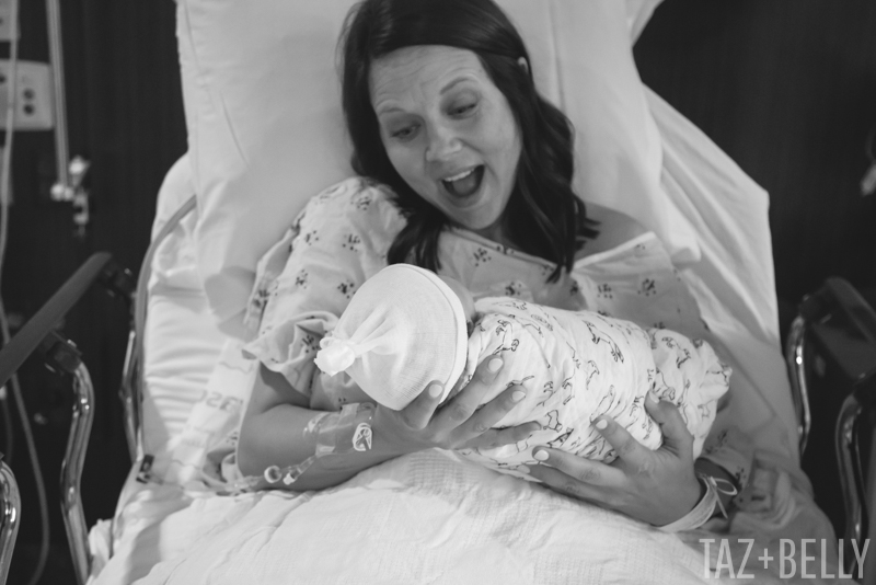 Polly's Birth Story | tazandbelly.com