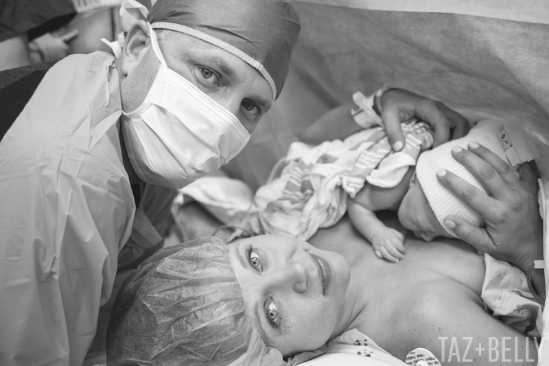 Polly's Birth Story | tazandbelly.com