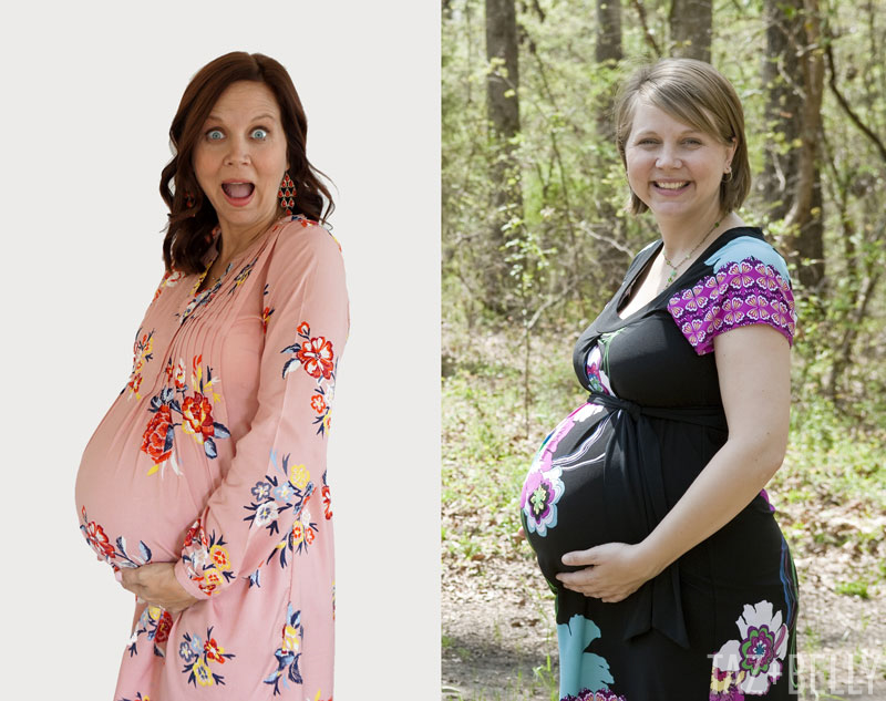 Baby Bump: Now & Then | tazandbelly.com