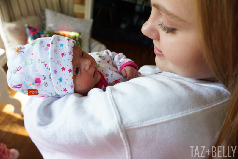 Polly's First Bath | tazandbelly.com