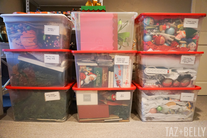 Packing Up Christmas | tazandbelly.com